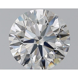 الماسة بشكل دائري بوزن 1.3 قيراط