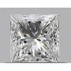 الماسة بشكل أميرة بوزن 0.4 قيراط