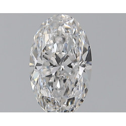 الماس على شكل بيضاوي بوزن قيراط واحد