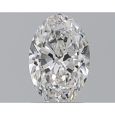 الماس على شكل بيضاوي بوزن 1.2 قيراط