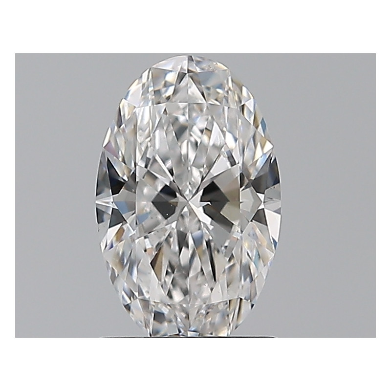 الماس على شكل بيضاوي بوزن 1.01 قيراط