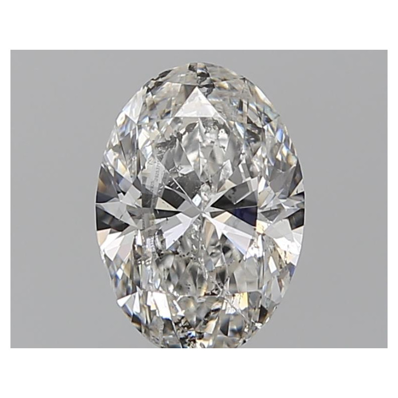الماس على شكل بيضاوي بوزن قيراط واحد