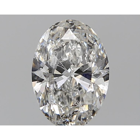 الماس على شكل بيضاوي بوزن قيراط واحد