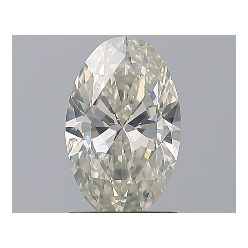 الماس على شكل بيضاوي بوزن 1.08 قيراط