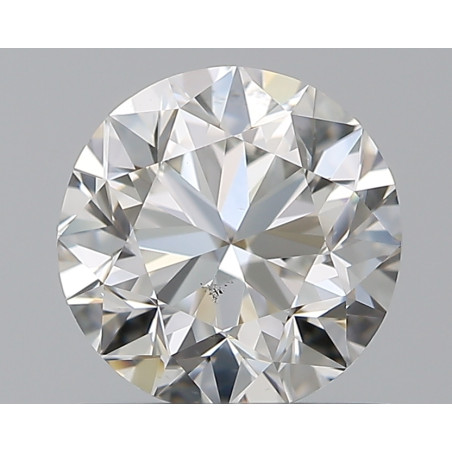 الماسة بشكل دائري بوزن قيراط واحد