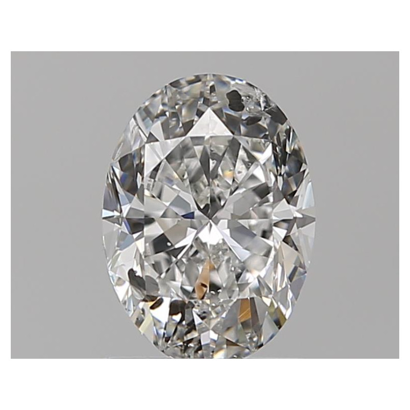 الماس على شكل بيضاوي بوزن قيراط واحد