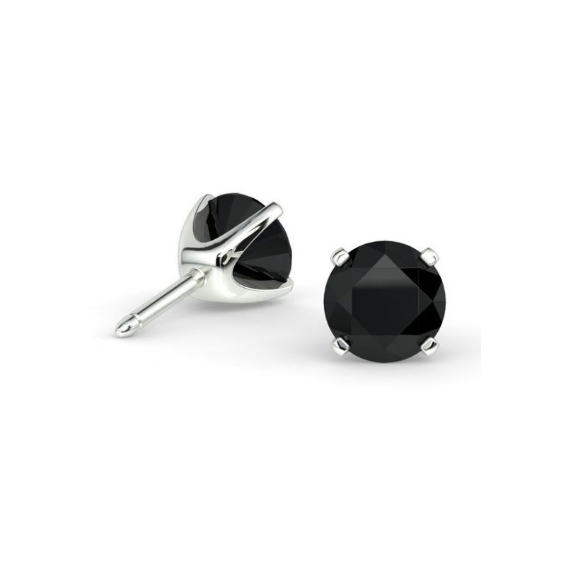 Boucles D'oreilles Promesse Diamants Noirs