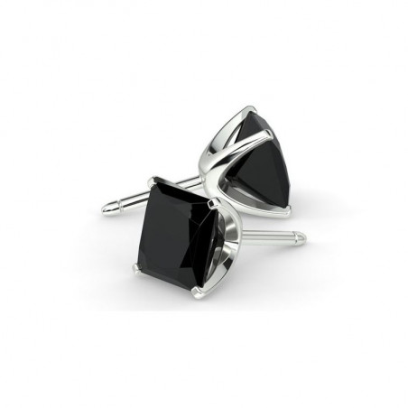 Pendientes Promesa Princesa Diamantes Negros
