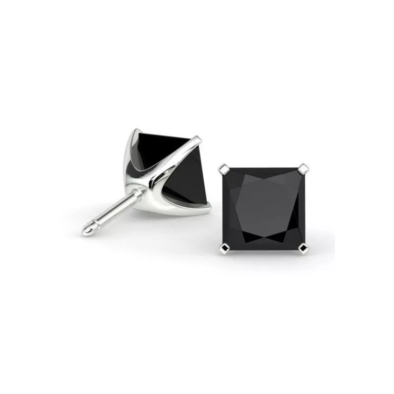 Pendientes Promesa Princesa Diamantes Negros