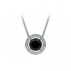 Schwarzer Diamant Anh&auml;nger Ma vie - Celinni Schmuck Kollektion