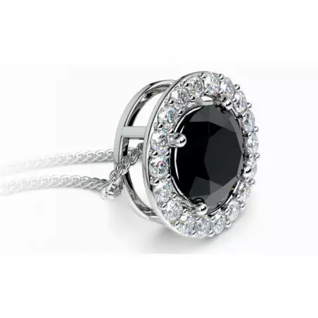 Colgante Mi Vida Diamante Negro