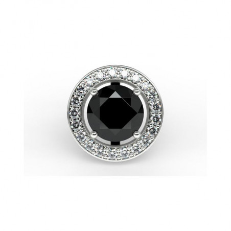 Boucles D'oreilles Mon Amour Diamants Noirs