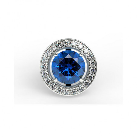 Earrings Mon amour Blue Sapphires