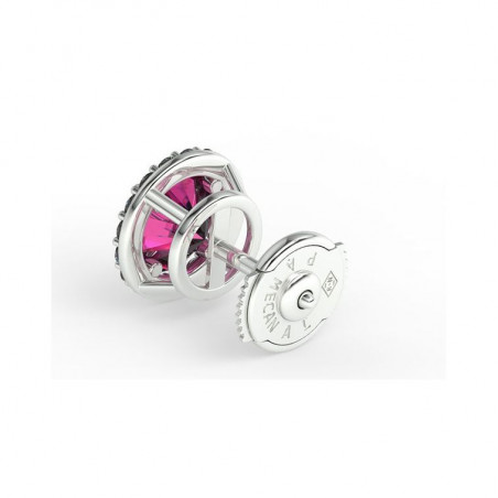 Boucles D'oreilles Mon Amour Saphirs Roses