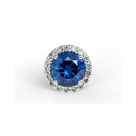 Boucles D'oreilles Ma Vie Saphirs Bleus