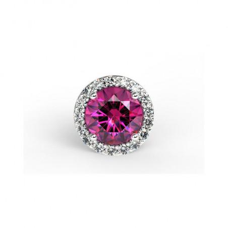 Earrings Ma vie Pink Sapphires
