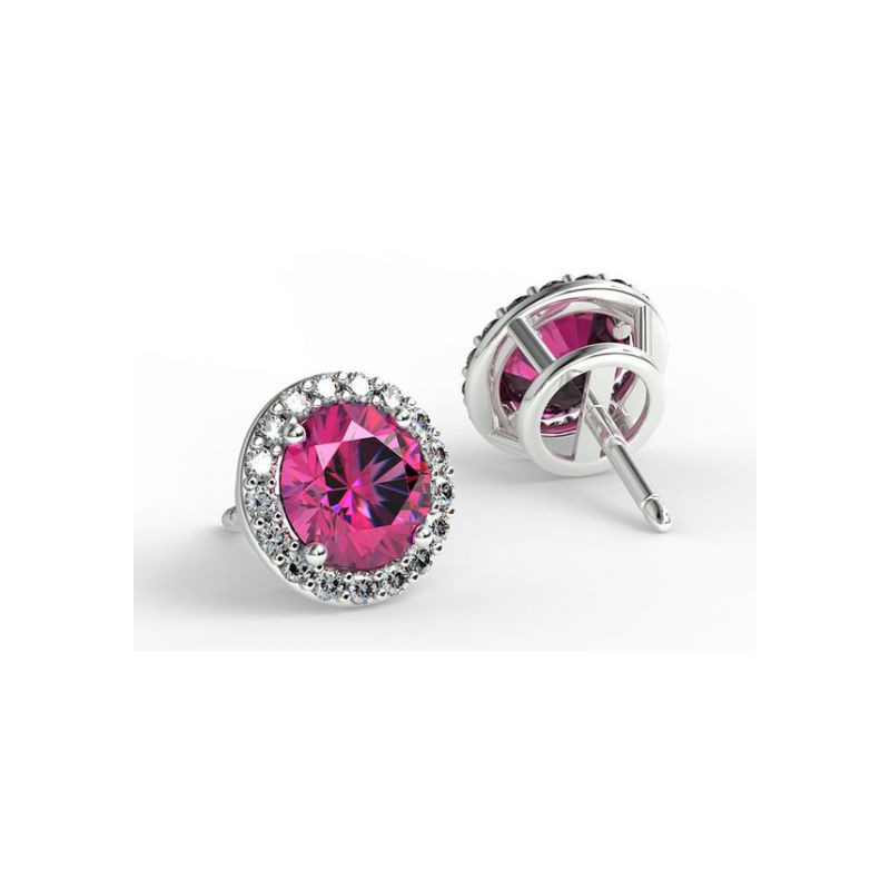 Earrings Ma vie Pink Sapphires