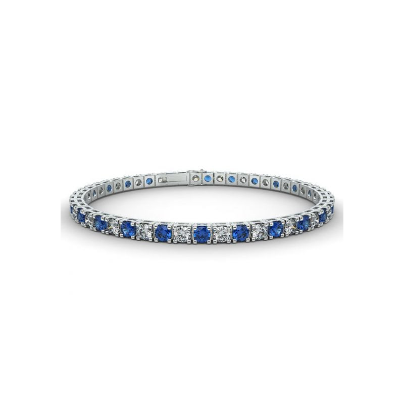 Alliance Diamants noirs 4 Grains Or Blanc 2.00 Carats Alliance Diamants noirs 4 Grains Or Blanc 2.00 Carats
