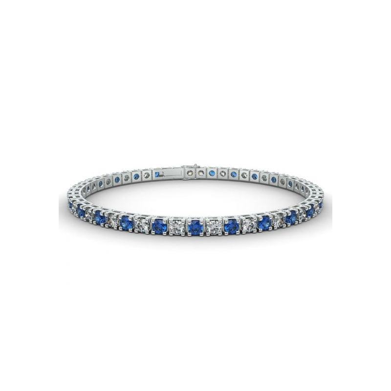 Alliance Diamants rouges 4 Grains Or Blanc 0.50 Carat Alliance Diamants rouges 4 Grains Or Blanc 0.50 Carat