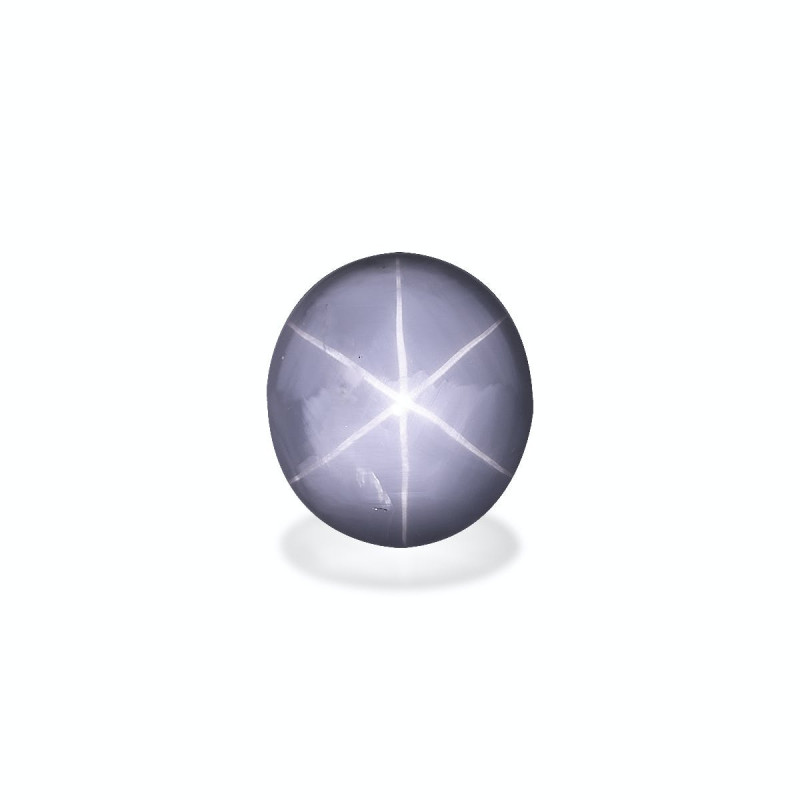 Saphir étoilé gris taille OVALE 灰色 33.51 carats