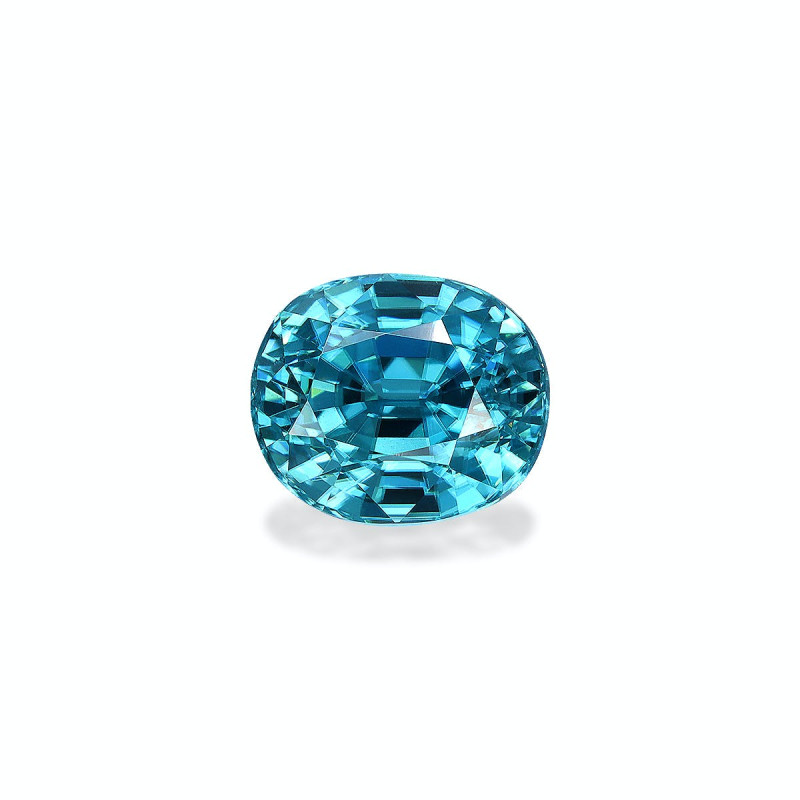 OVAL-cut Blue Zircon Blue 4.67 carats