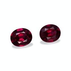 Ovale geslepen umbalite Magenta Paars 11.66 karaat