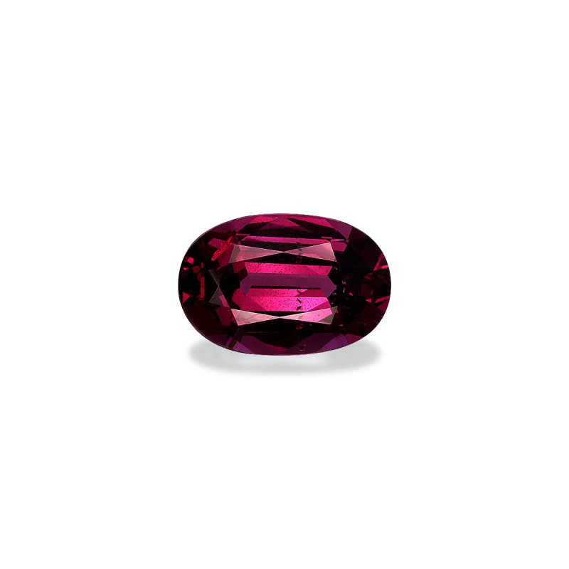 OVAL-cut umbalite Magenta Purple 3.49 carats