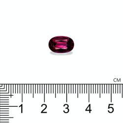 Ovale geslepen umbalite Magenta Paars 3,49 karaat