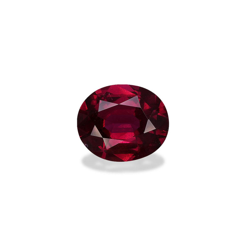 Ovale geslepen umbalite Magenta Paars 6.12 karaat