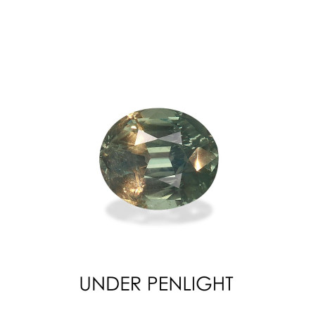 Alexandrite taille OVALE Vert 2.52 carats