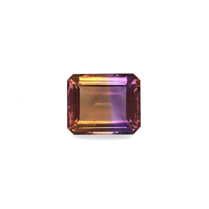 长方形切割紫黄晶37.29克拉