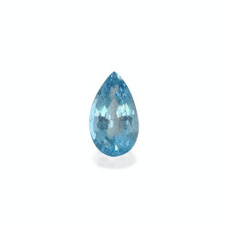 Pear-cut Aquamarine Blue...