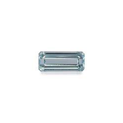 Rechthoekig geslepen Hemelsblauwe Aquamarijn van 8,63 karaat