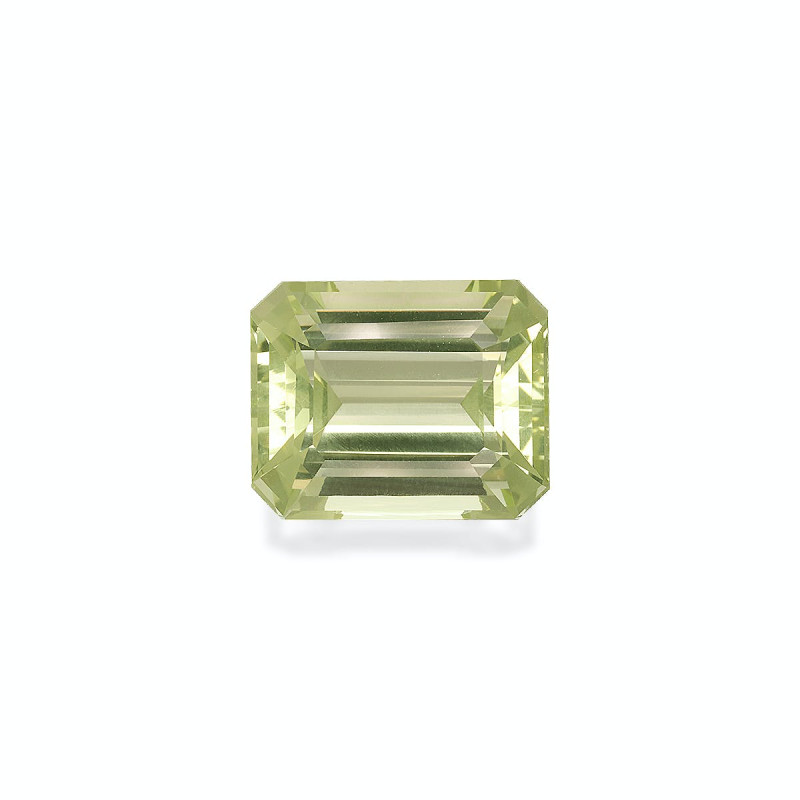 Béryl taille RECTANGULARE Lime Green 24.88 carats