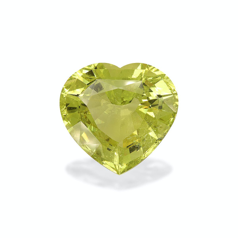 HEART-cut Beryl Yellow 141.63 carats