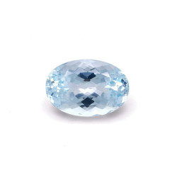 OVAL-cut Aquamarine Sky...