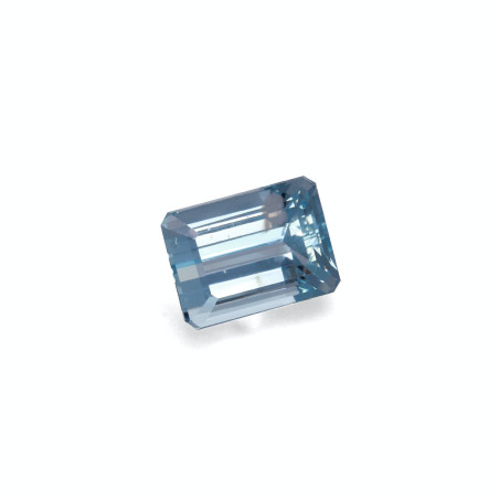 Aguamarina taille RECTANGULARE Baby Blue 7.54 carats