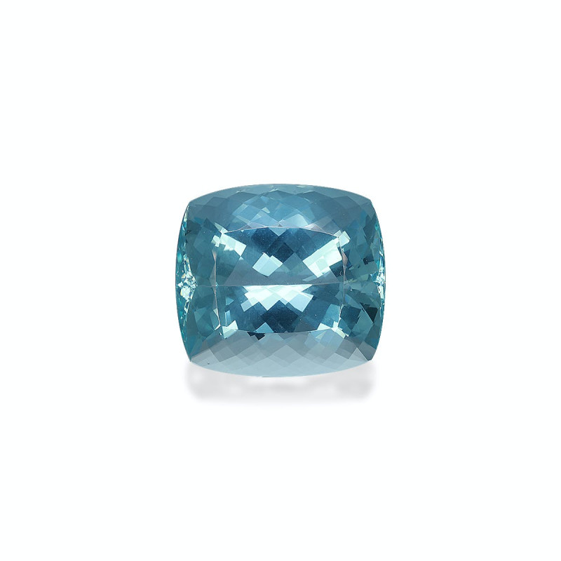 CUSHION-cut Aquamarine Arctic Blue 121.23 carats