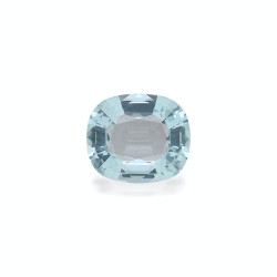 CUSHION-cut Aquamarine Sky...