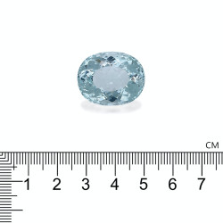 Ovaal geslepen Baby Blauwe Aquamarijn van 31,87 karaat