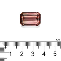 Roze toermalijn rechthoekige snit Rosewood Pink 22.41 karaat