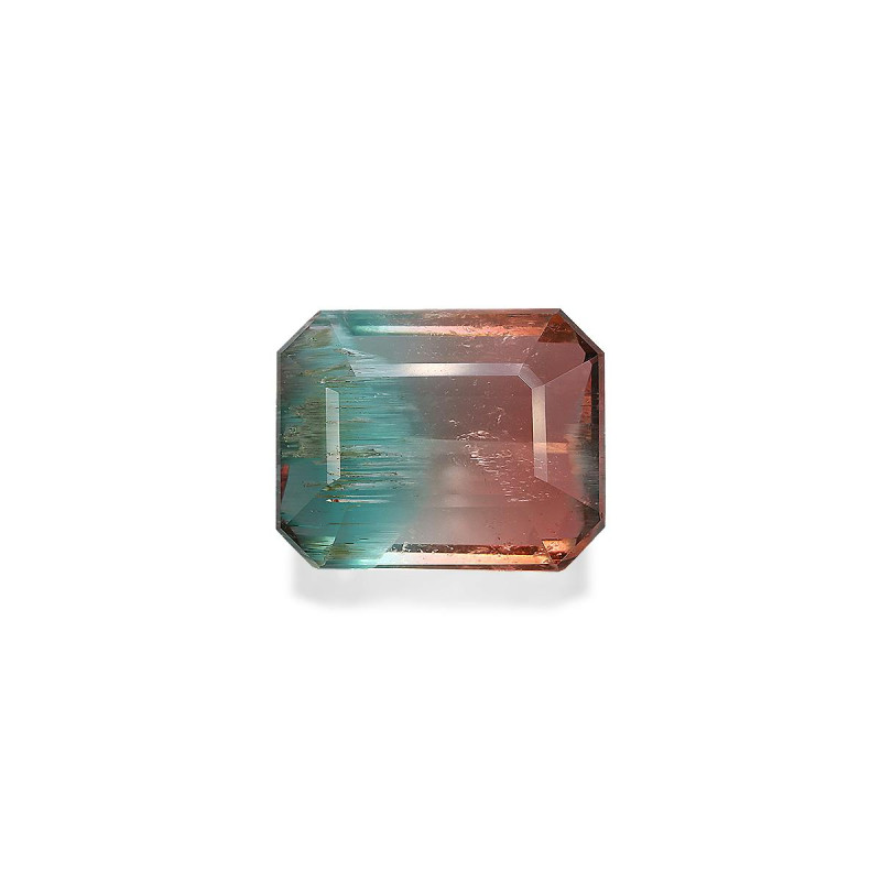 bi colour tourmaline lengte RECHTECKIG  18.82 karaten