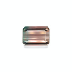 bi colour tourmaline الحجم مستطيلي 19.27 