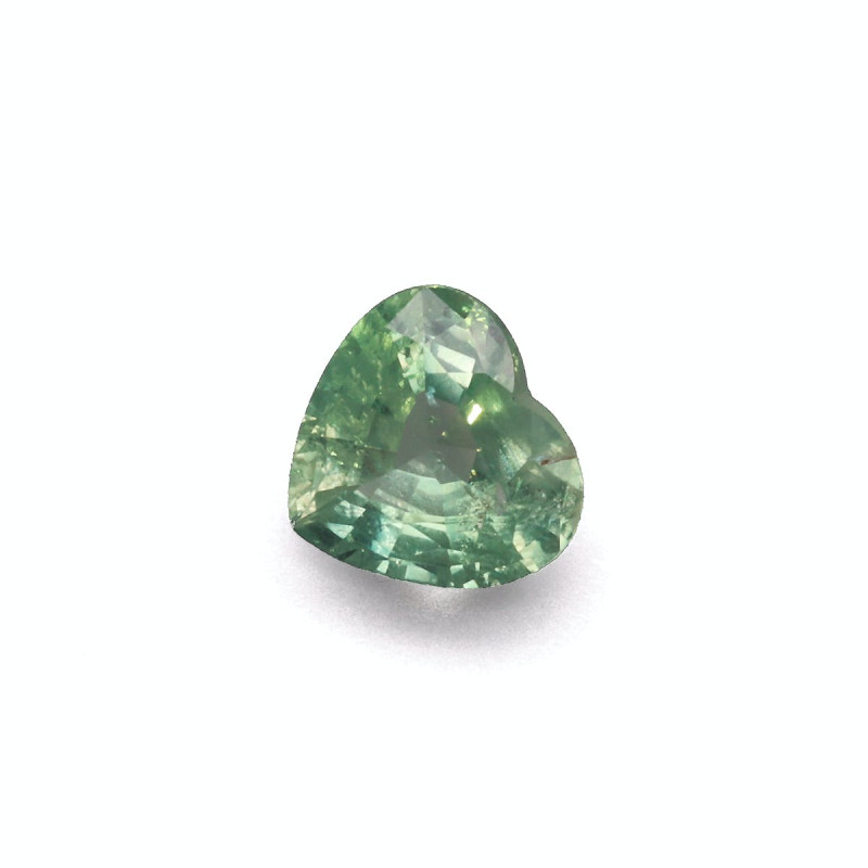 Chrysoberyl taille COEUR Cotton Green 2.30 carats