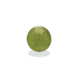 Ovale geslepen kattenoog (chrysoberyl) Limegroen 9,37 karaat