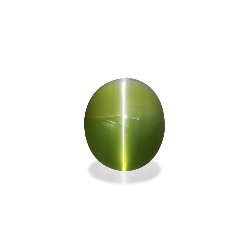 Ovaal geslepen Pistachegroene Chrysoberyl 15.23 karaat