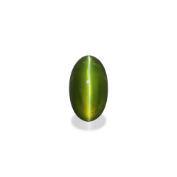 OVAL-cut Cats Eye Lime...