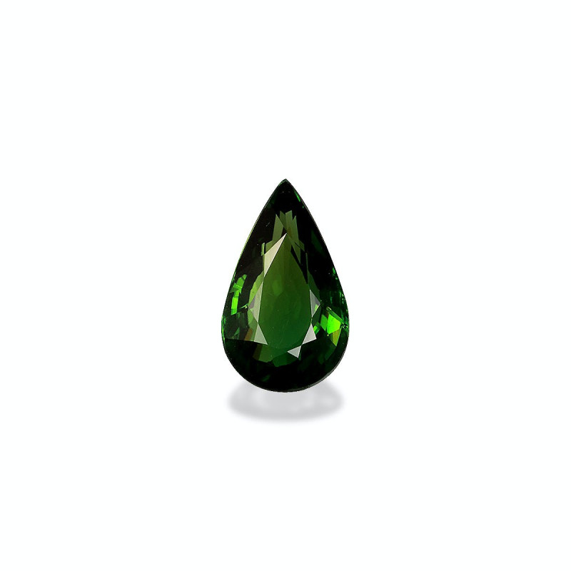 Pear-cut Chrome Tourmaline Green 2.15 carats