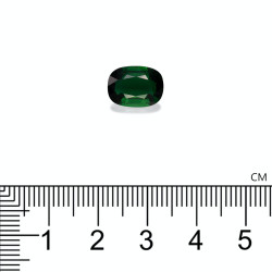 Chroomtoermalijn Basil Green kussen gesneden 3,33 karaat