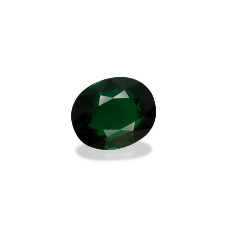 Turmalina Cromada taille OVALE Basil Green 3.94 carats